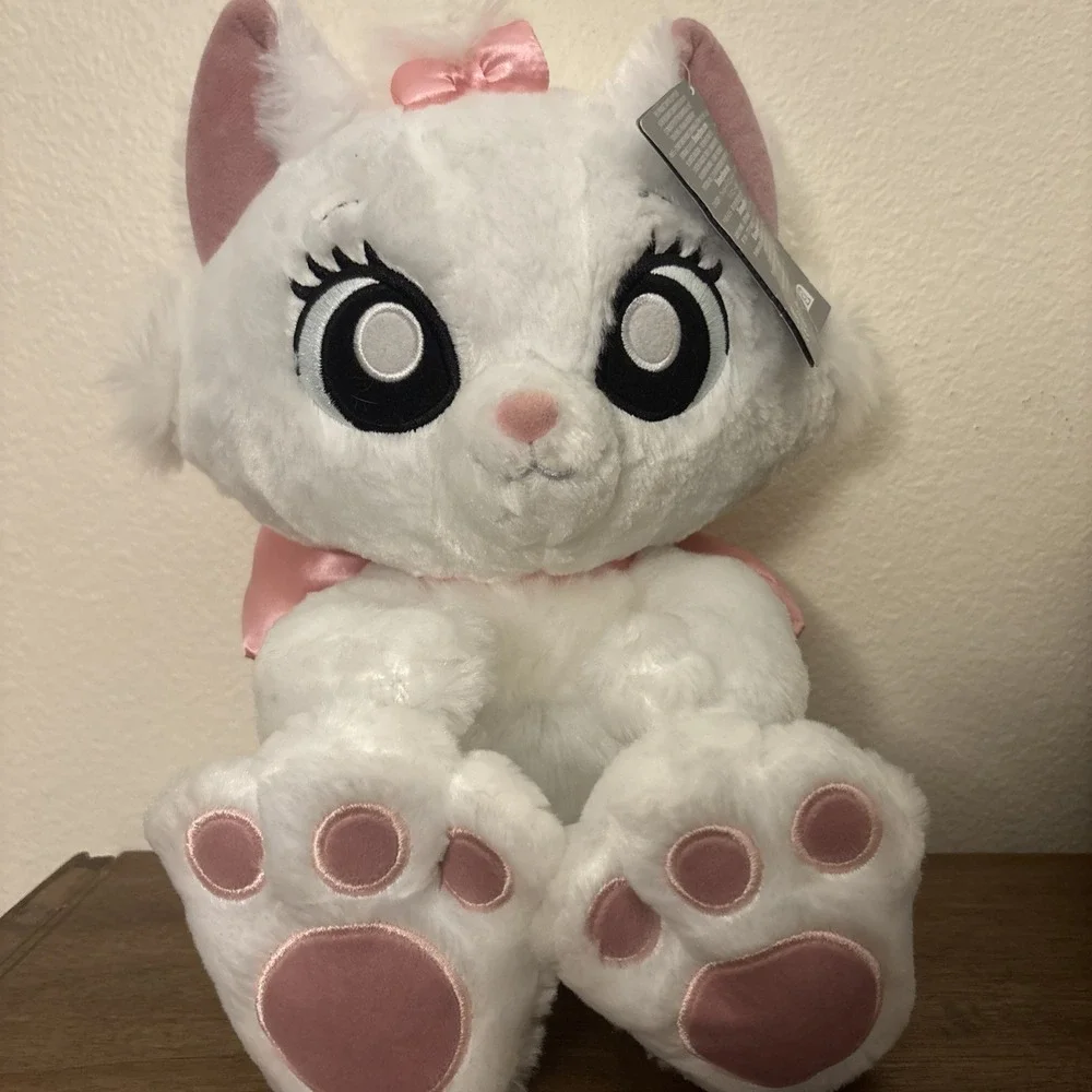 Disney Parks Marie Aristocats Big Feet Paws Plush 14